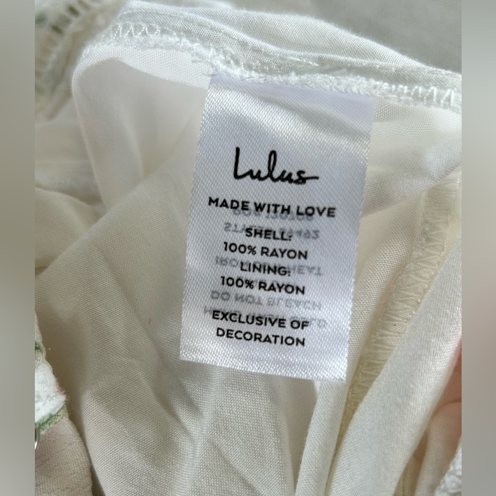 Lulu's Pink Floral White Jumpsuit with Wide-Leg Design - Picture 10 of 13